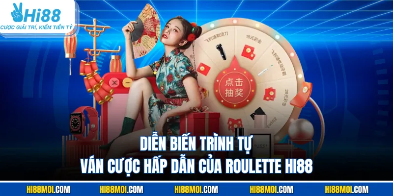 Diễn biến trình tự ván cược hấp dẫn của Roulette HI88Diễn biến trình tự ván cược hấp dẫn của Roulette HI88