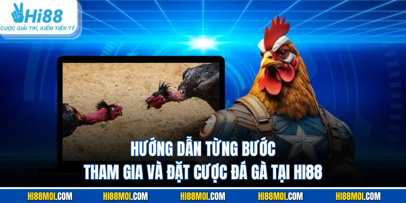 Hướng dẫn từng bước tham gia và đặt cược đá gà tại Hi88