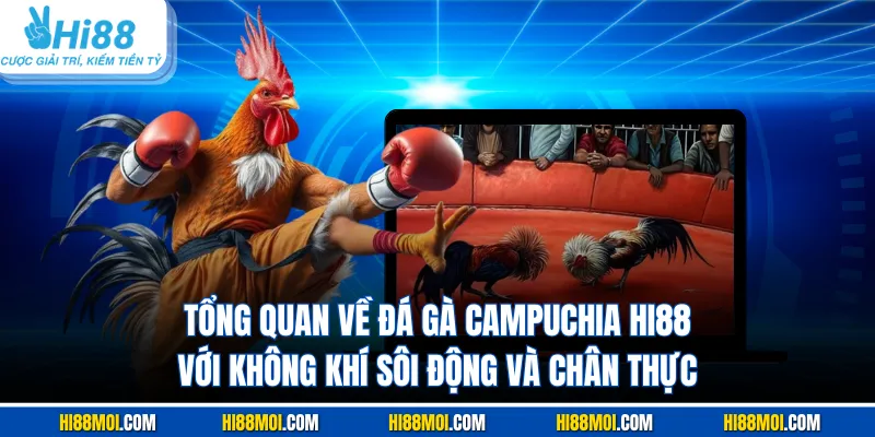 Tổng quan về đá gà Campuchia Hi88 với không khí sôi động và chân thực